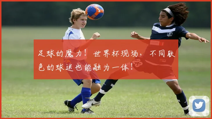 足球的魔力!世界杯现场,不同肤色的球迷也能融为一体!