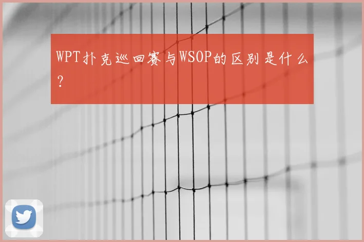 WPT扑克巡回赛与WSOP的区别是什么？